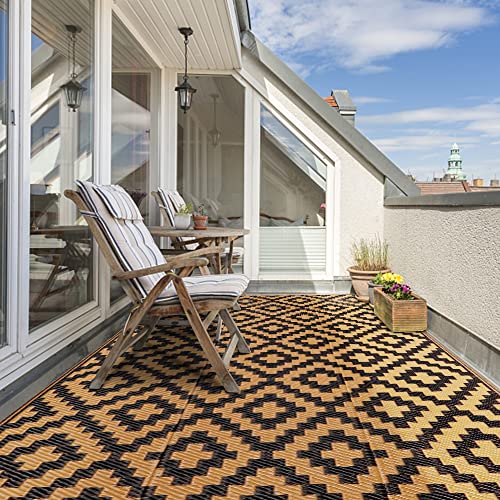 SAND MINE Waterproof Outdoor Rug 4x6 ft